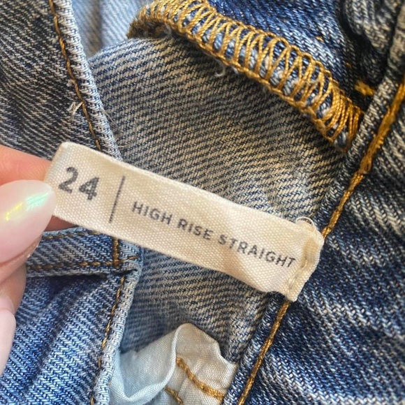 pacsun high rise straight jeans - Picture 3 of 4
